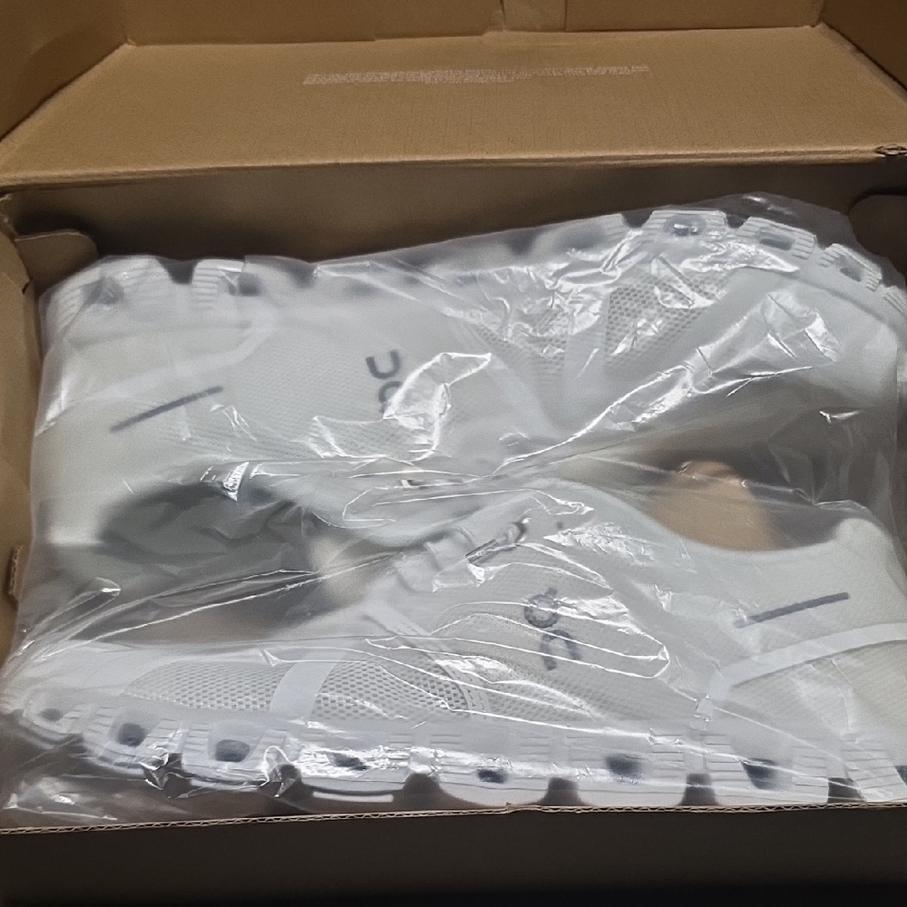 On Running Cloud 5 All White Sneakers